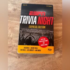 Funko Games ESPN Trivia Night Express Edition/ Trivia Game For 2-10 Players New